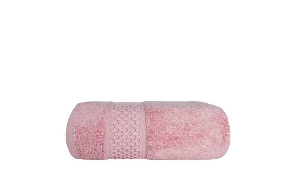 Ręcznik Rete 70x140 różowy frotte 650 g/m2 bawełniany