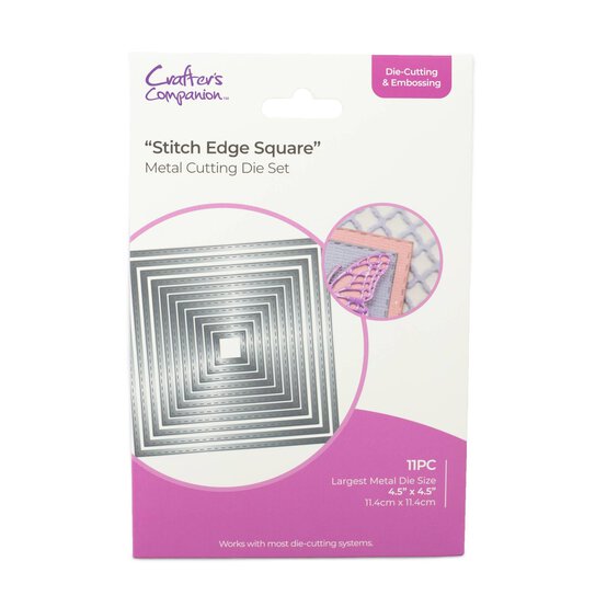 Gemini Stitch Edge Square Die Set 11 Pieces