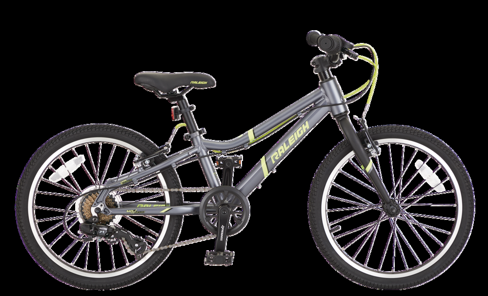 Raleigh Meteor Youth Bike with Reflectors, 7-Speed, 20-in, Grey