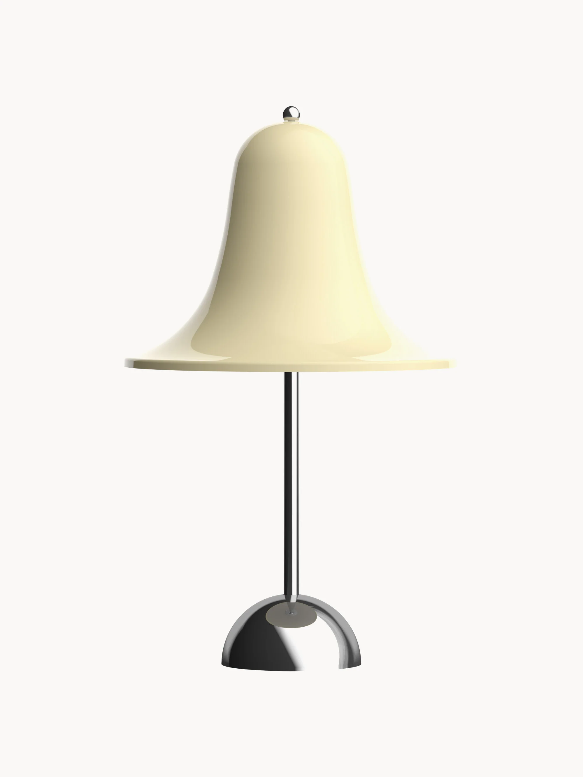Kleine mobile LED-Tischlampe Pantop, dimmbar, Design Verner Panton