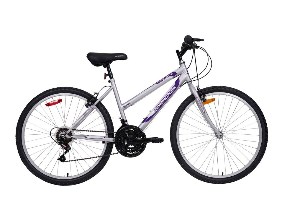 Supercycle 1800 Rigid Mountain Bike, 26-in, Grey