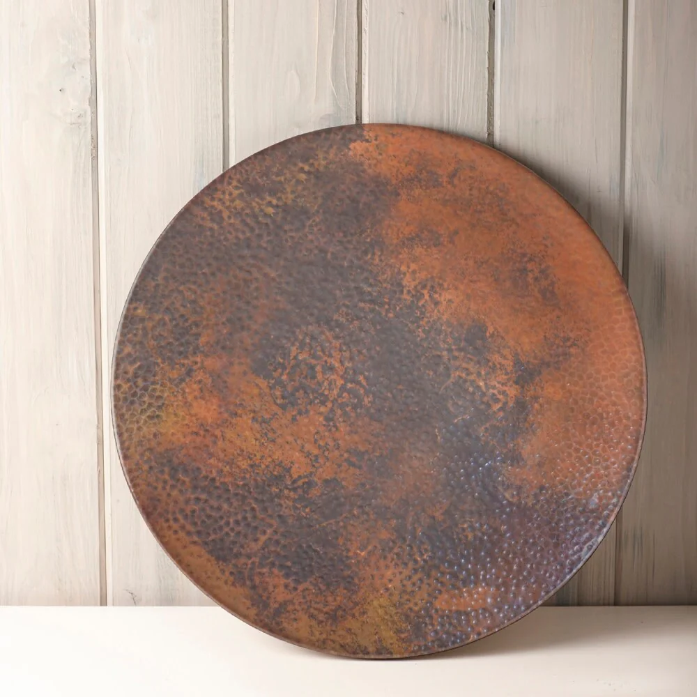 Native Trails 30 Handcrafted Copper Lazy Susan
