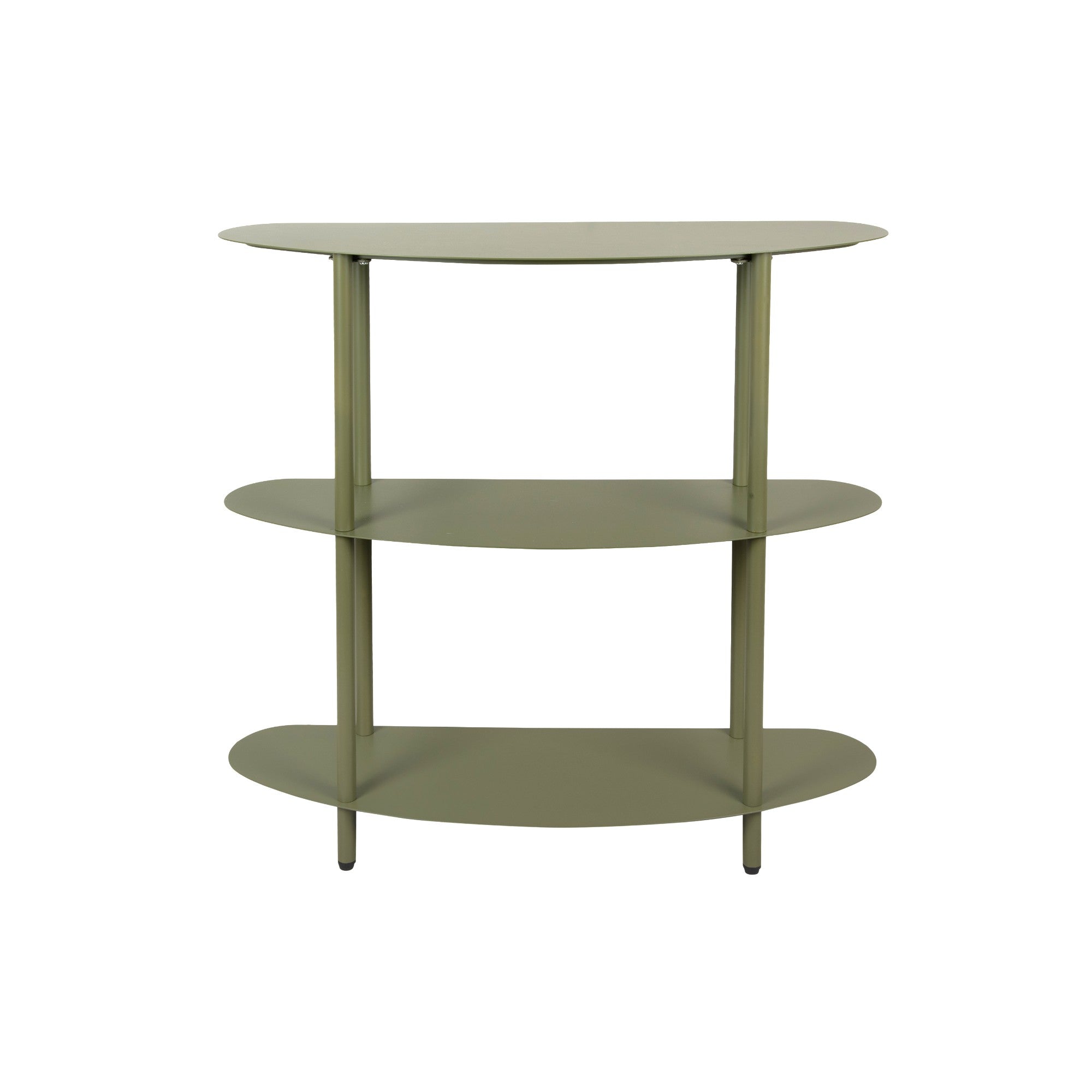 Leitmotiv side table Riqueza - groen - 90x28x82cm