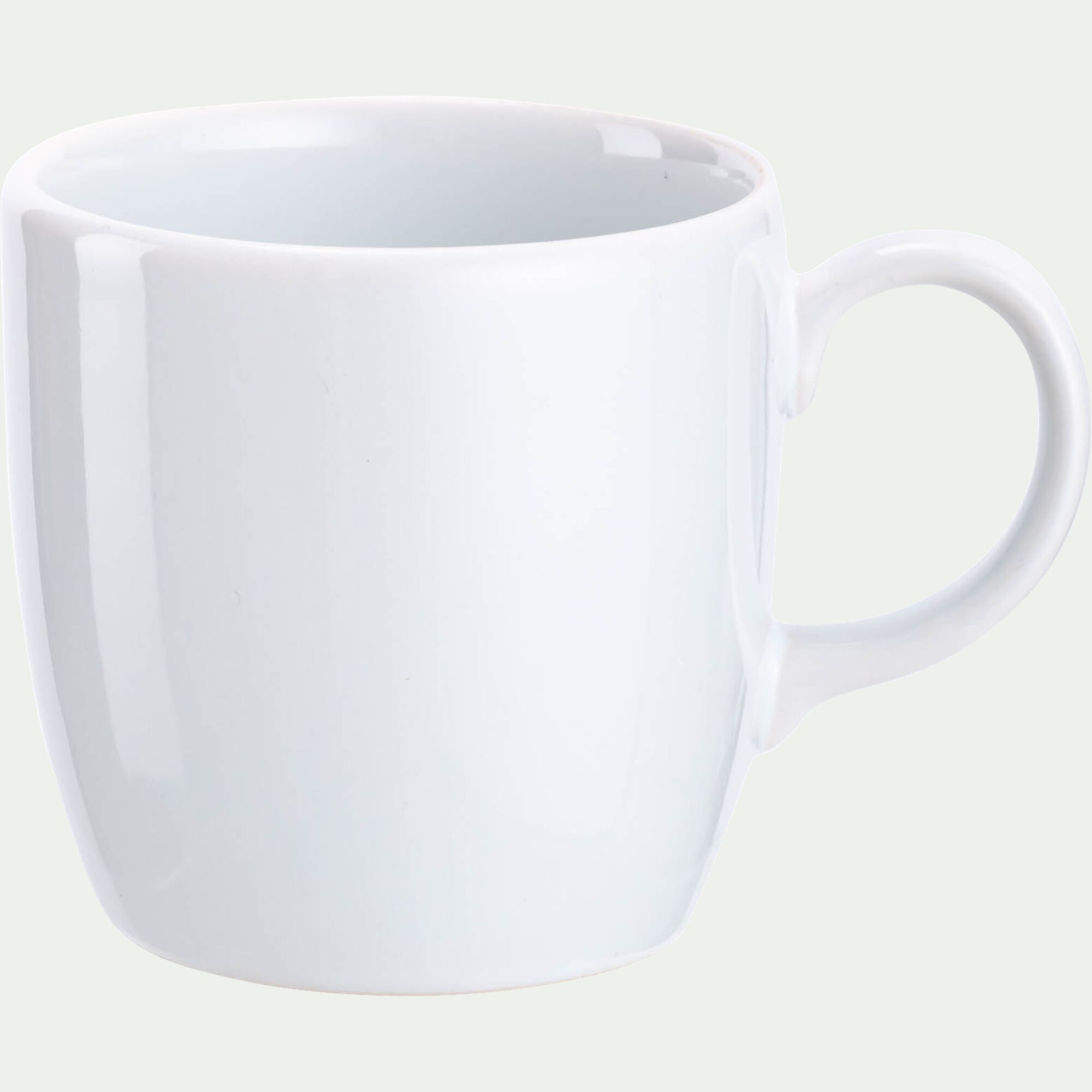 MATINE - Mug en faïence 30cl - blanc ventoux