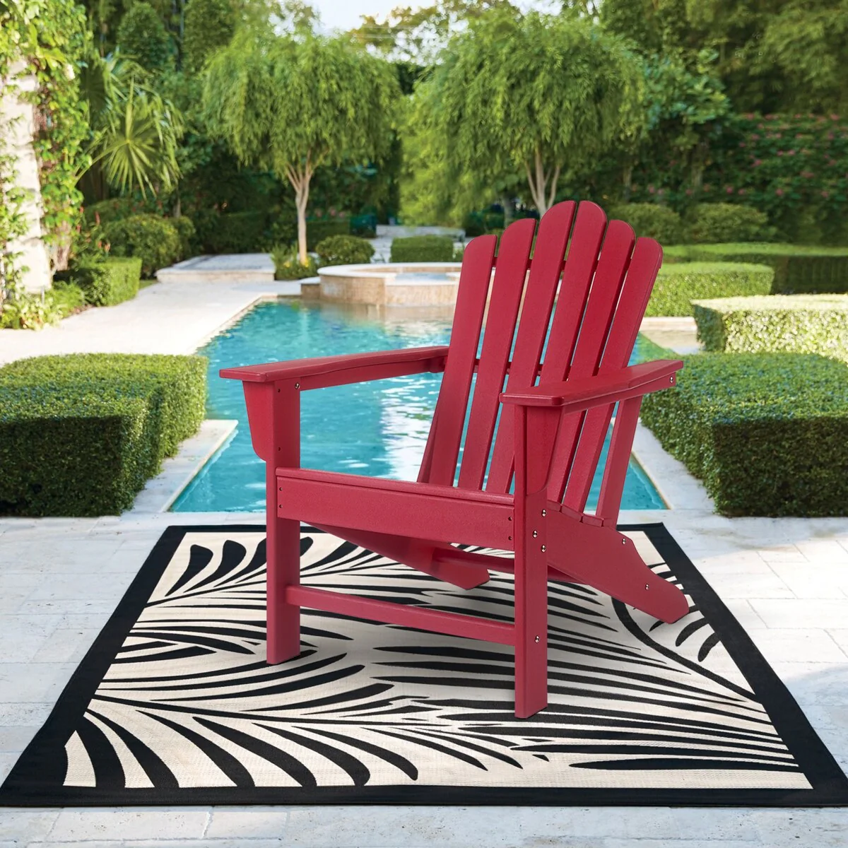 Casainc Classic Outdoor Adirondack Chair for Garden and Patio Deck Backyard