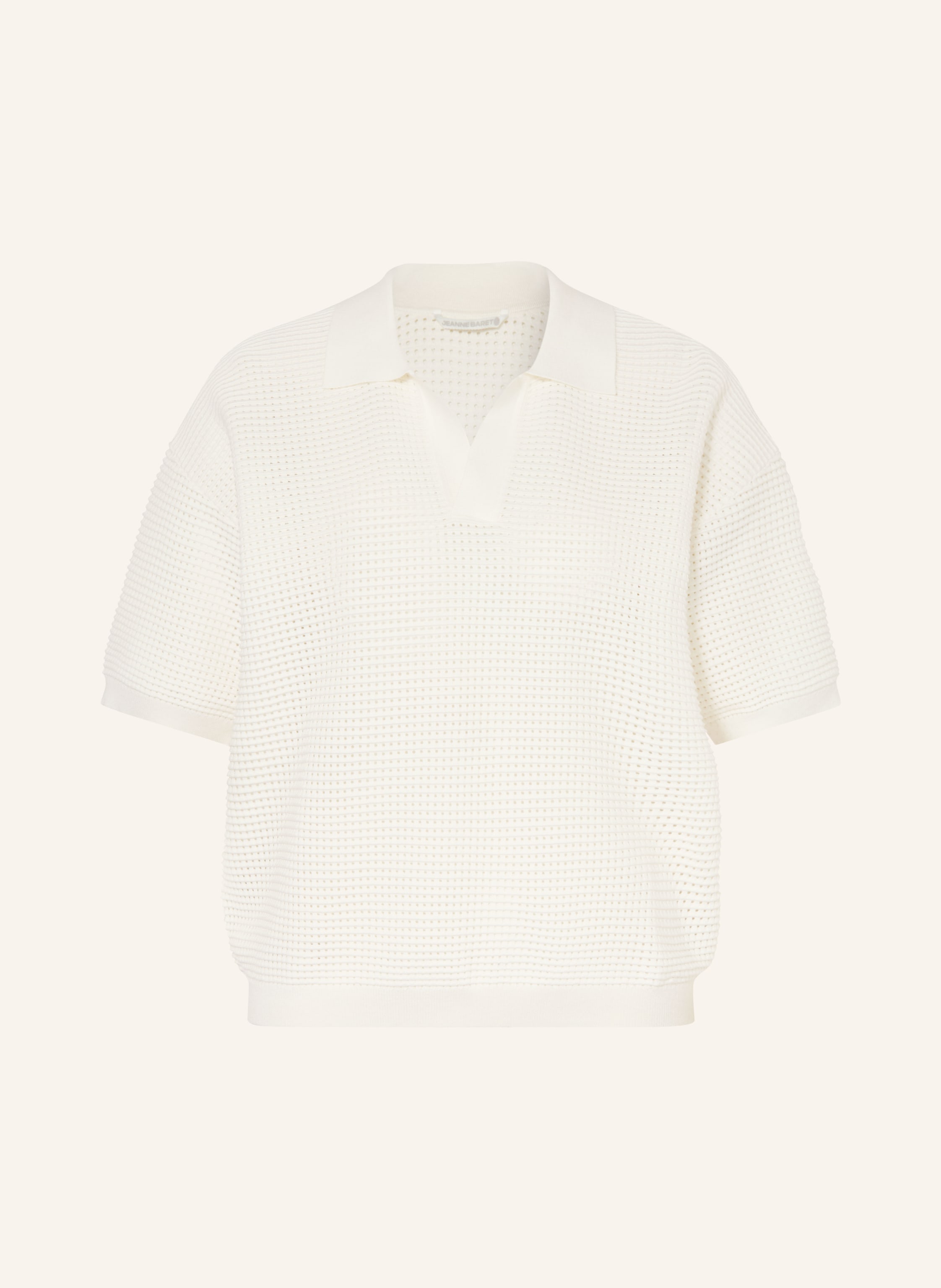 JEANNE BARET Strick-Poloshirt SAFFRON