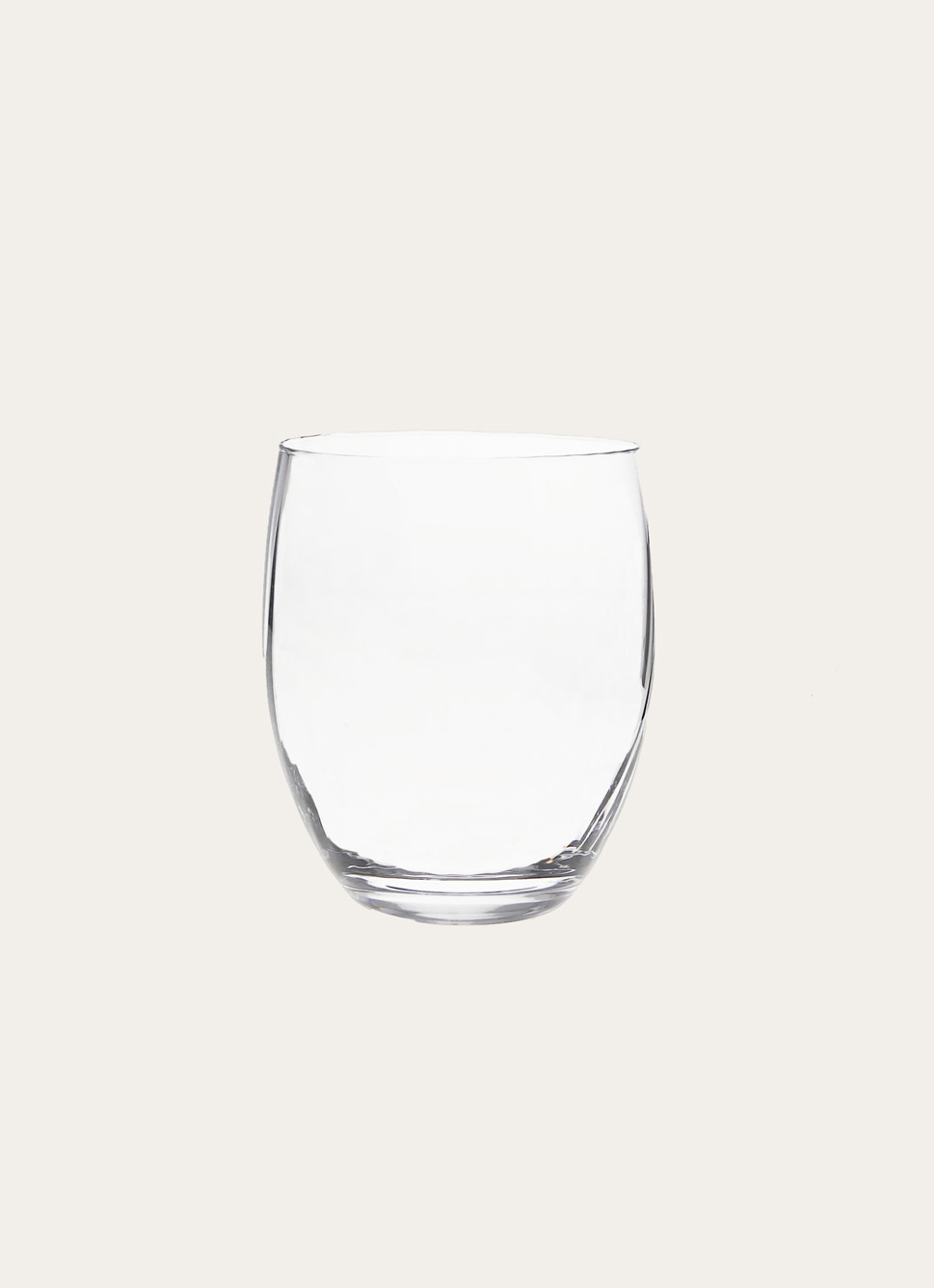 GOBELET BAS EN VERRE TRANSPARENT