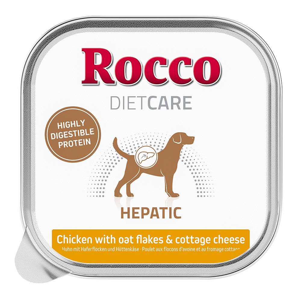 Rocco Diet Care Hepatic - Chicken with Oatmeal & Cottage Cheese 10 x 150g