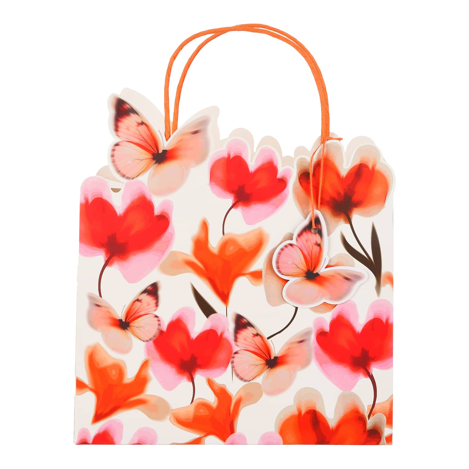 Geschenktüte Ivy Orange,B 250 x H 250 x T 120 mm
