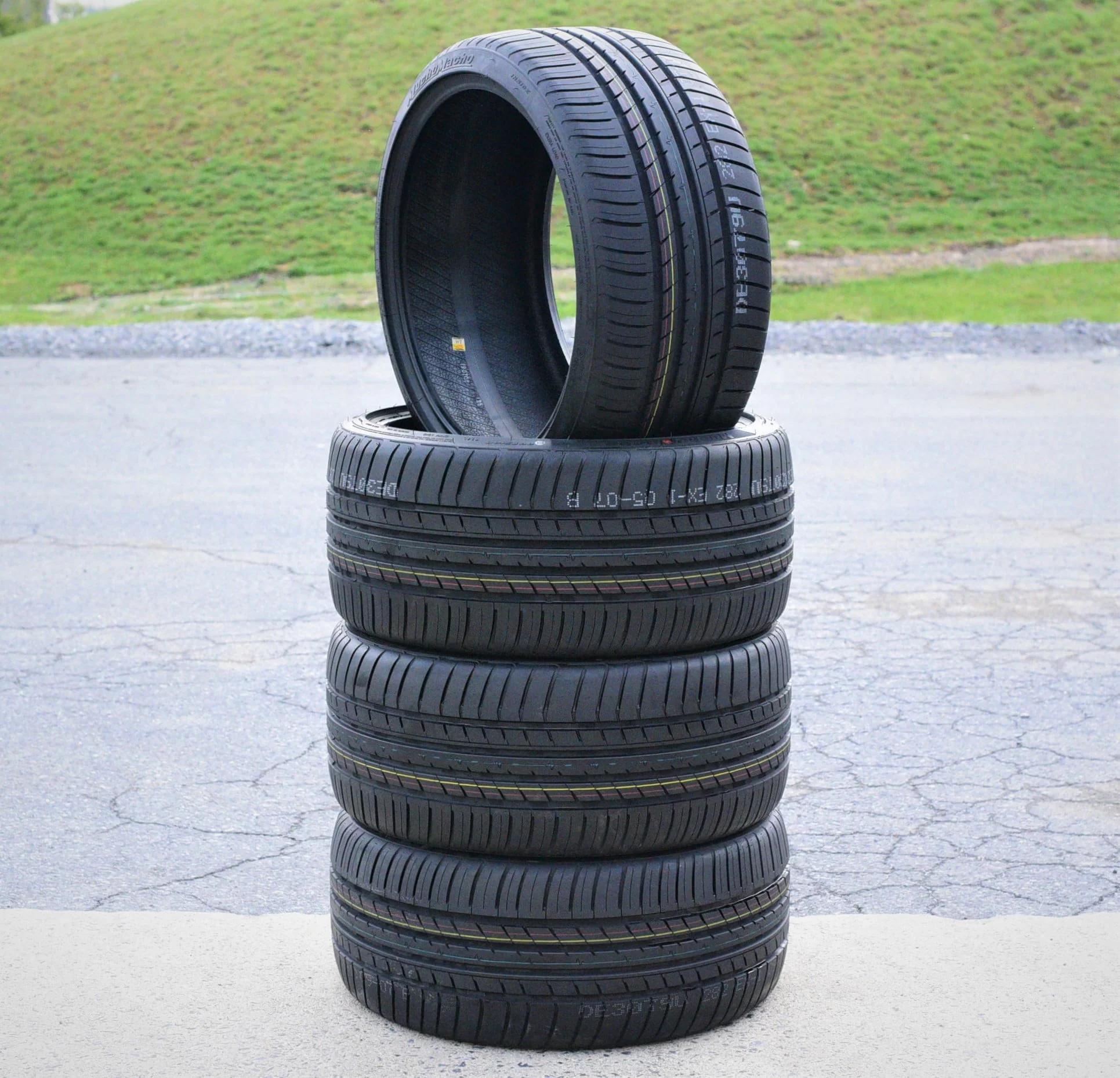 A pair of 2 (2 275/35R20 102Y ZR XL A/S performance tires fit: 2005 Bentley Continental GT, 2006-07 Bentley Continental Flying Spur