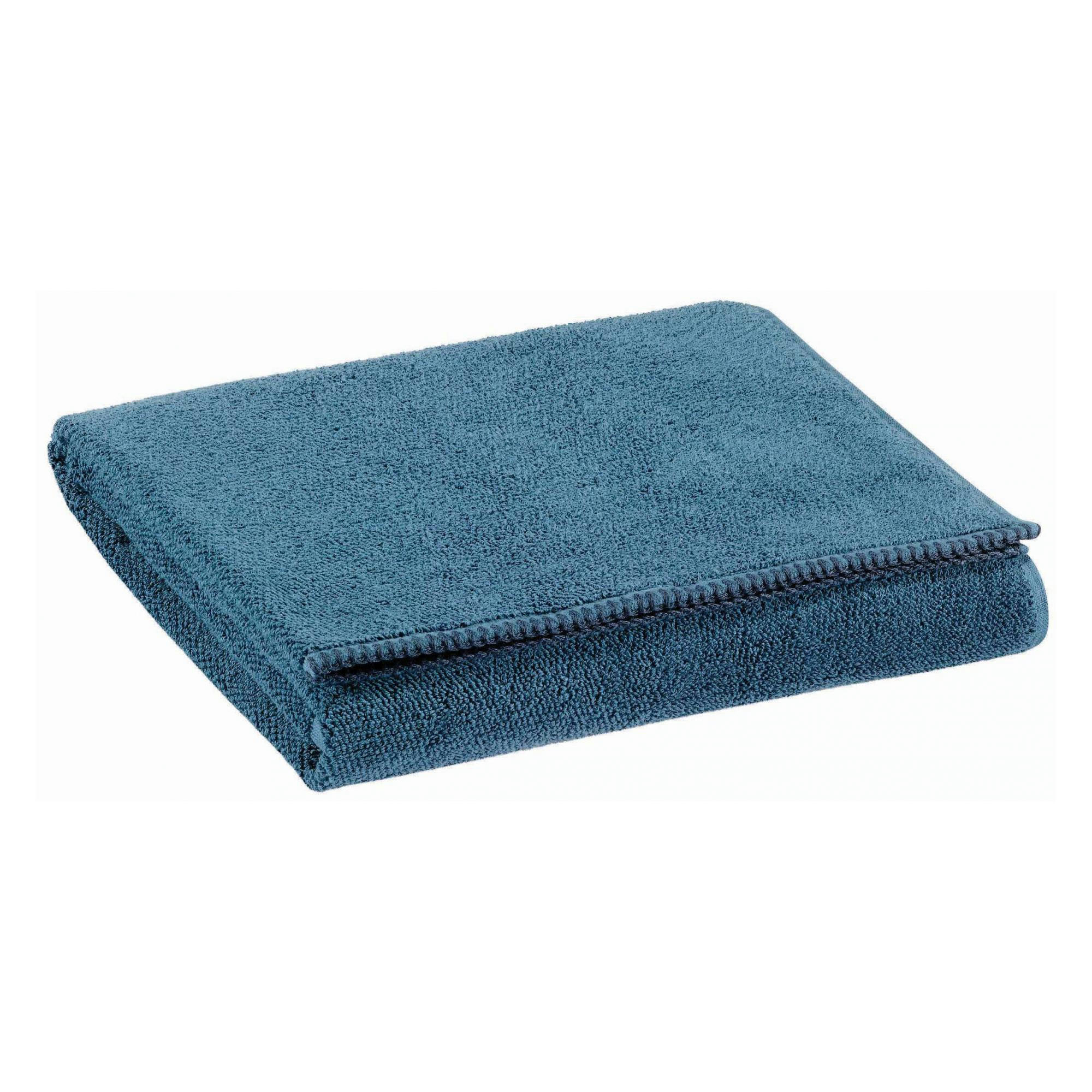 BORA - Drap de douche  en coton acier 70 x 130