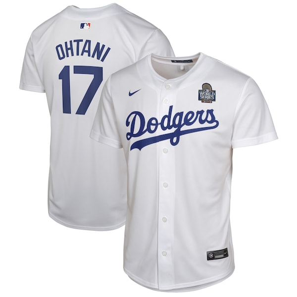 Shohei Ohtani Los Angeles Dodgers Nike Youth 2024 World Series Game Jersey - White