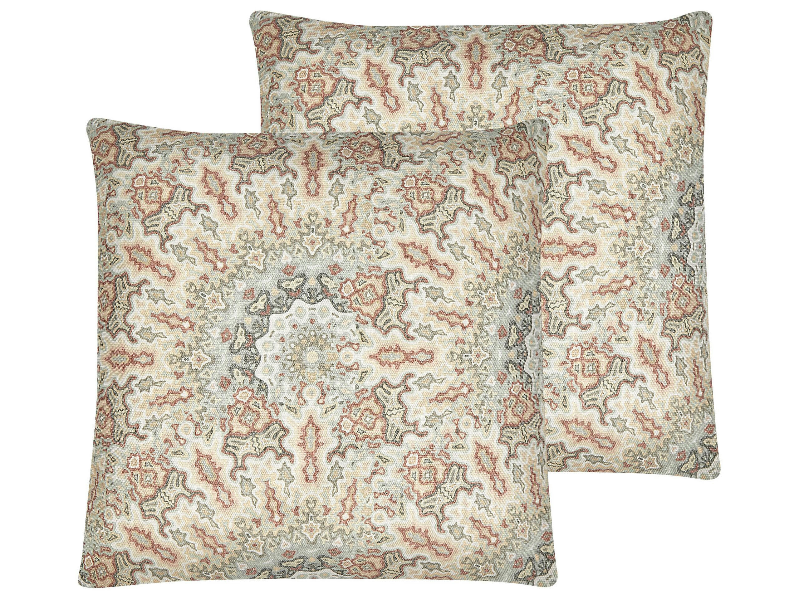 VRIESEA - Lot de 2 coussin décoratifs en tissu multicolore 45x12cm