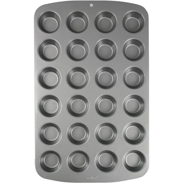 PME Nieprzywierająca forma do pieczenia 24 mini muffinek 36 x 26.5 cm biały