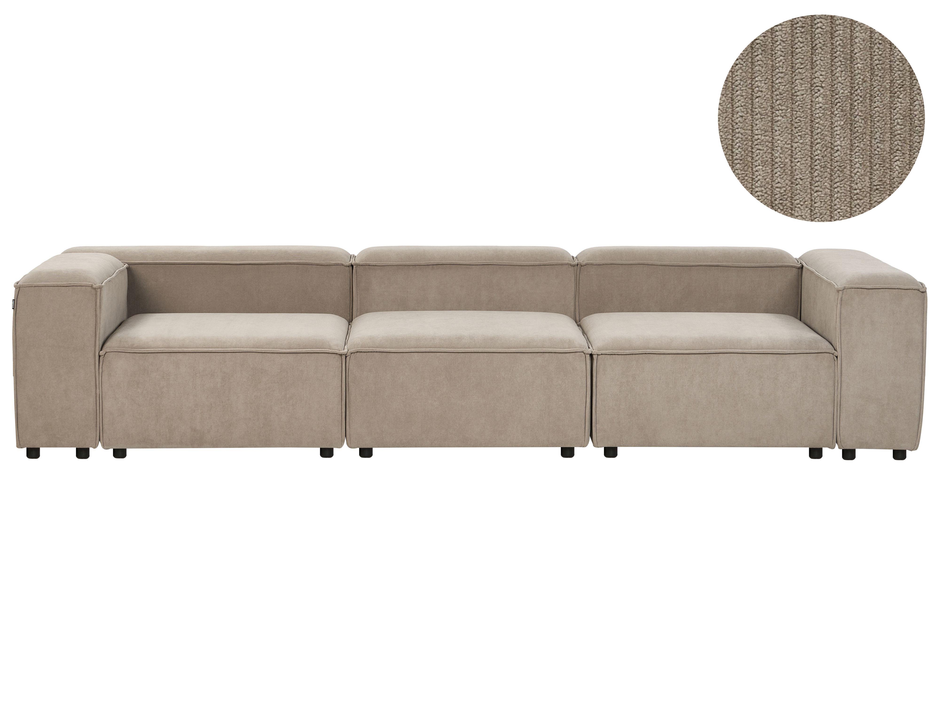 Ottoman ARDAL Corduroy Light Brown