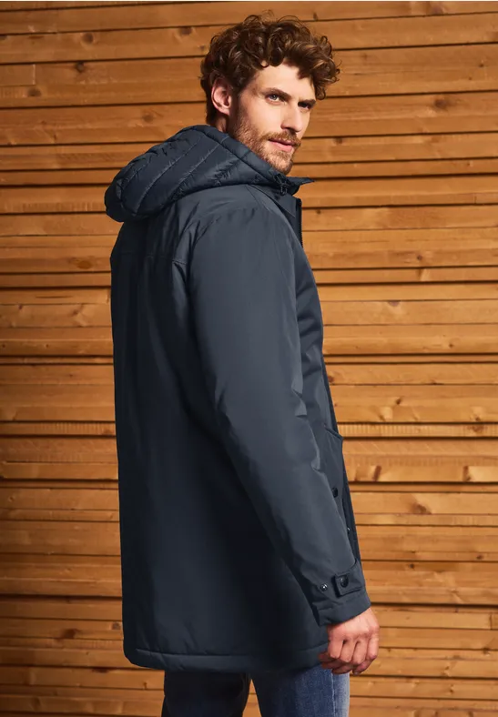 Jacke mit gefüttertem Inlay