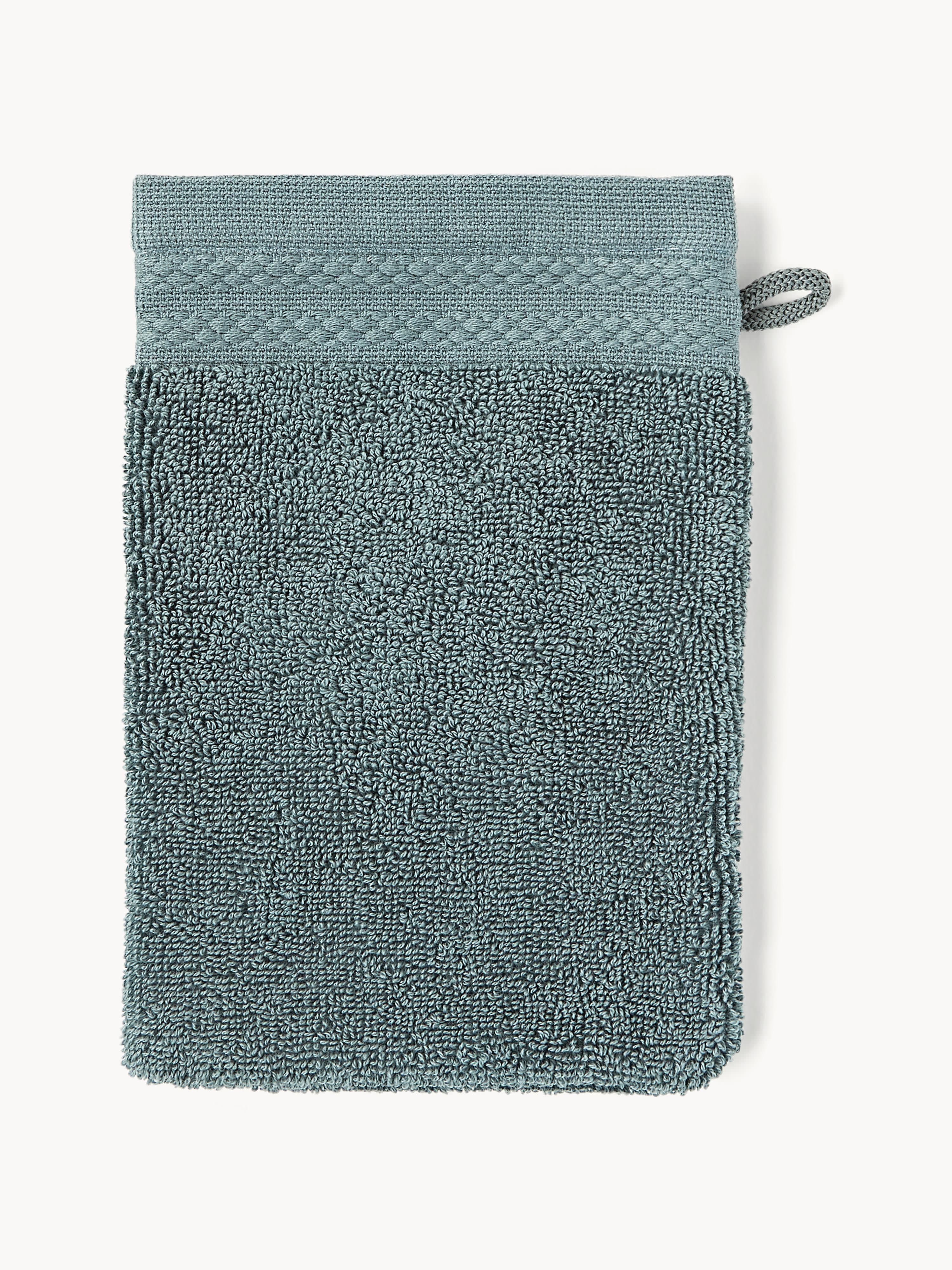 Waschhandschuhe Premium aus Bio-Baumwolle, 2er-Set