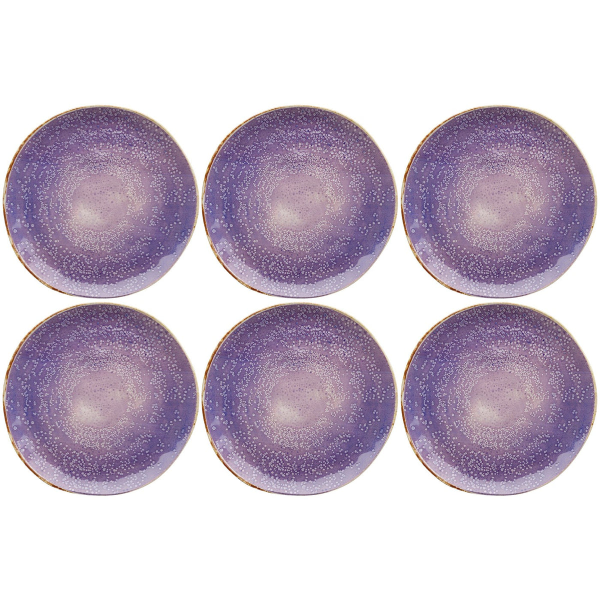 Kare Design Borden Shirley paars Ø26cm (6/Set)