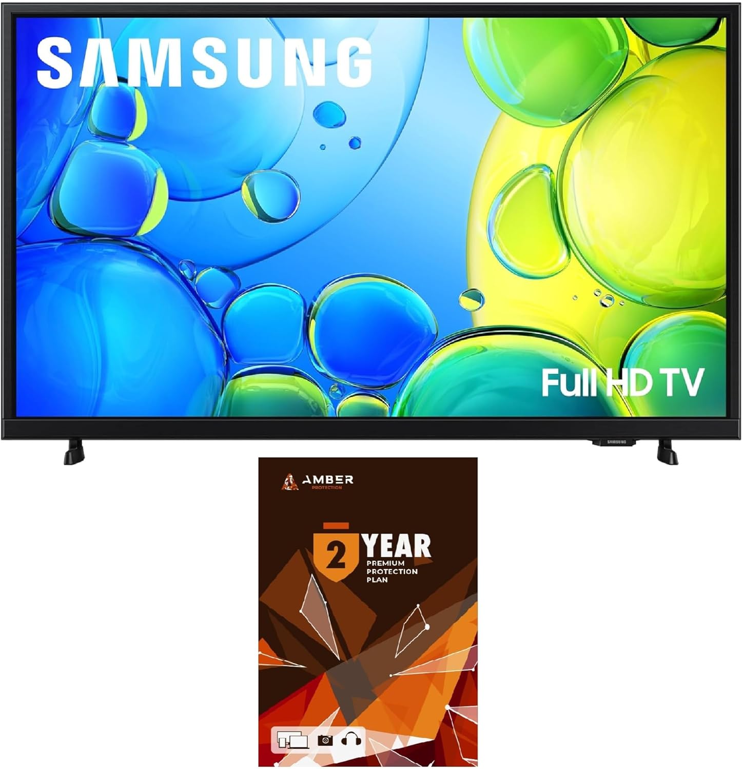 Samsung UN32F6000FFXZA 32 Inch FHD Smart TV with Mega Contrast with a 2 Year Amber Protection Plan (2025)