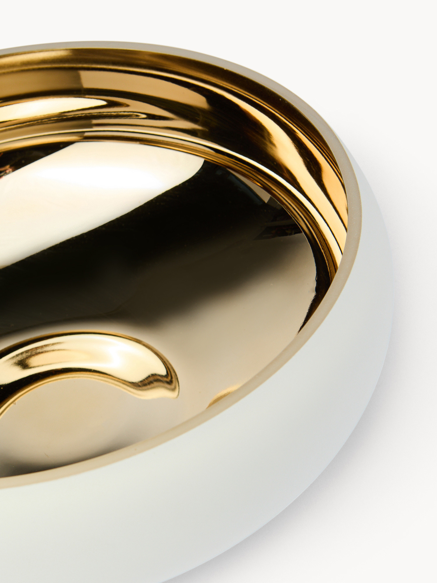 Centrotavola in vetro satinato