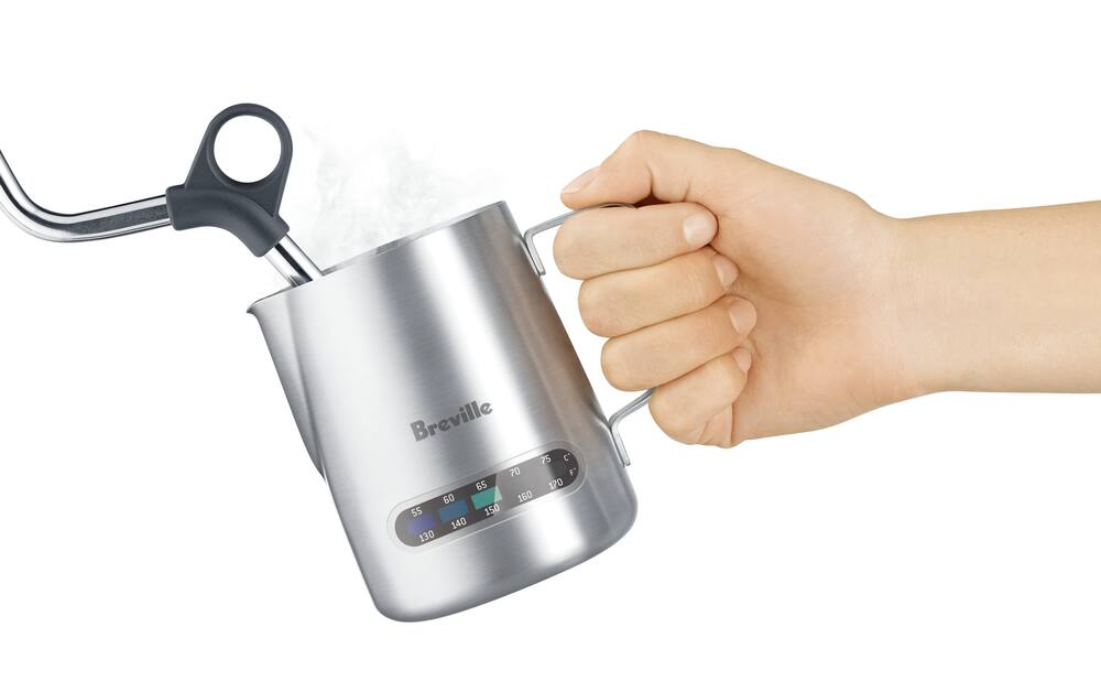Breville Temp Control™ Milk Frothing Jug (16 fl. oz.), Stainless Steel