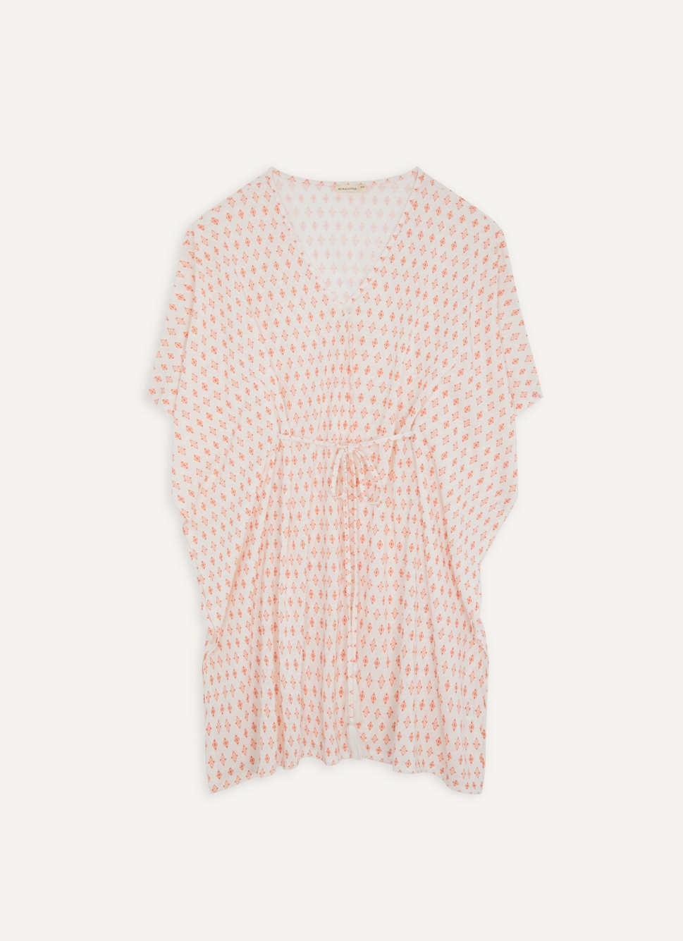 TUNIQUE EN MAILLE IMPRIMÉE rouge