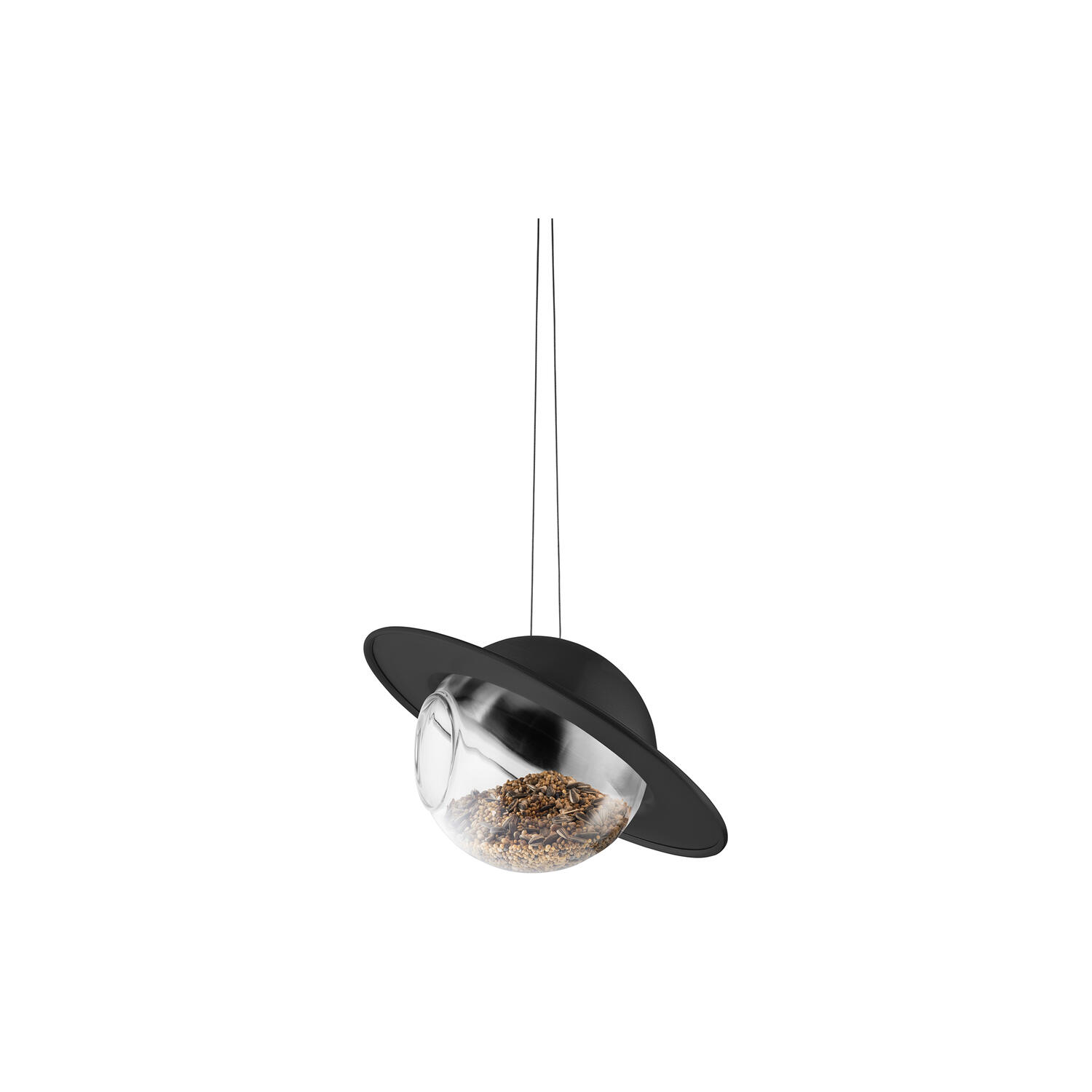 Saturn Fuglefoderkugle, black