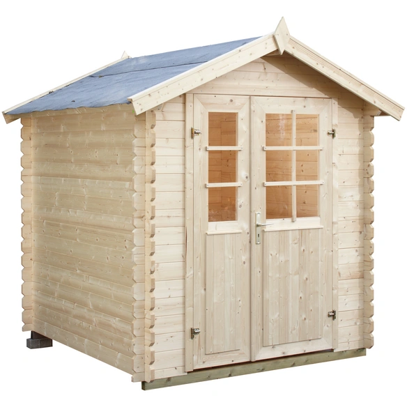 Gartenhaus »Lyon«, Holz, BxHxT: 222 x 222 x 214 cm (Außenmaße inkl. Dachüberstand)