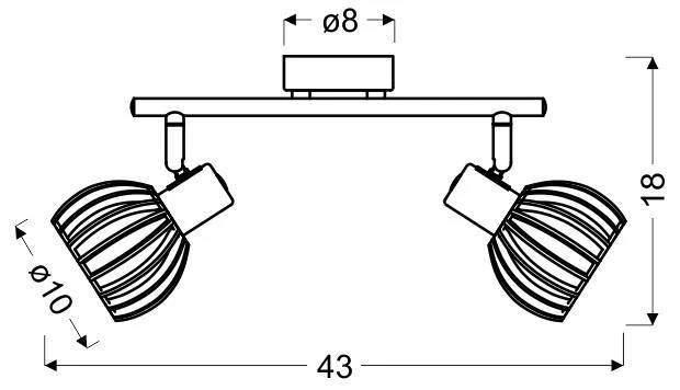 Plafondlamp Naïl