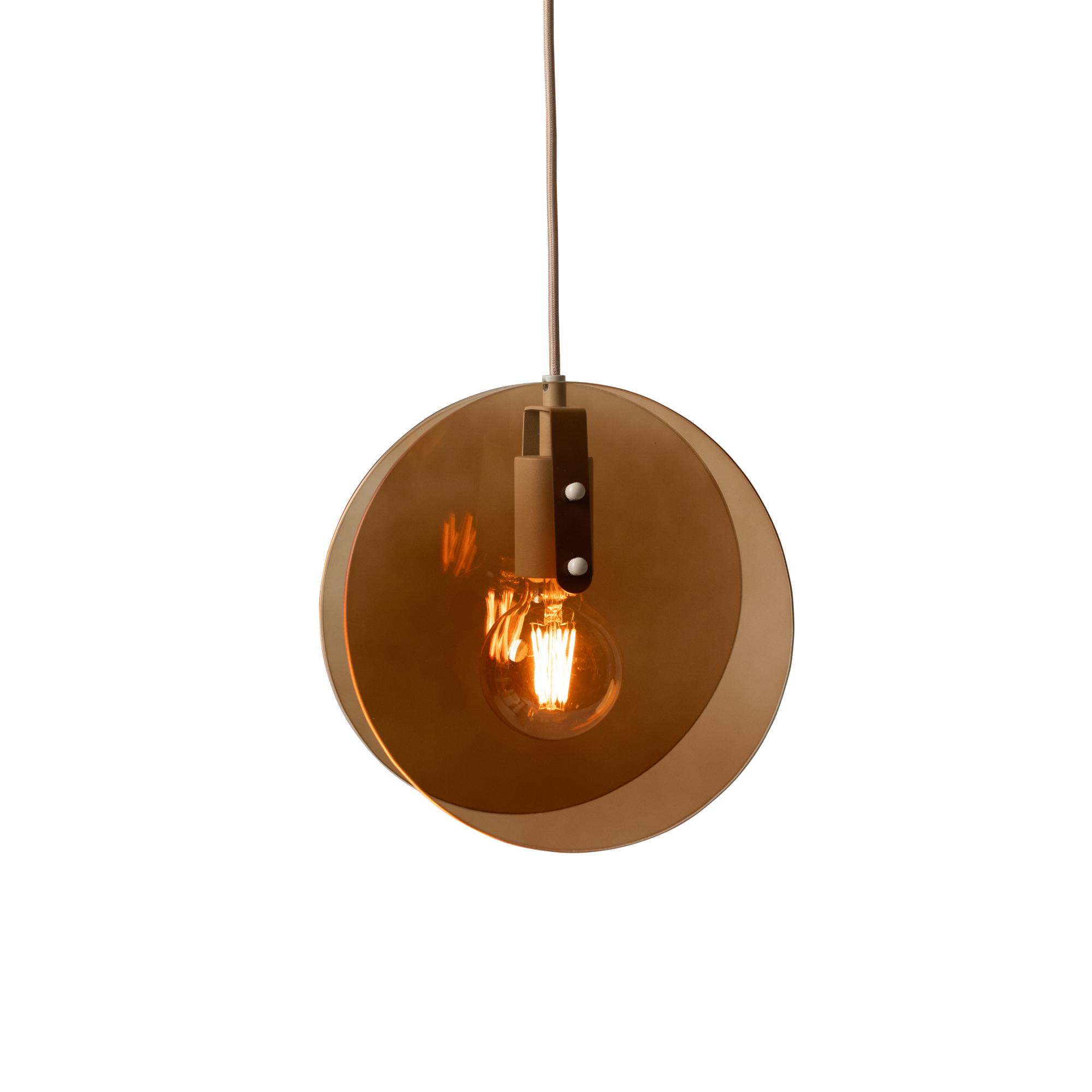it's about RoMi hanglamp Toledo - bruin - 22x25x278.5cm