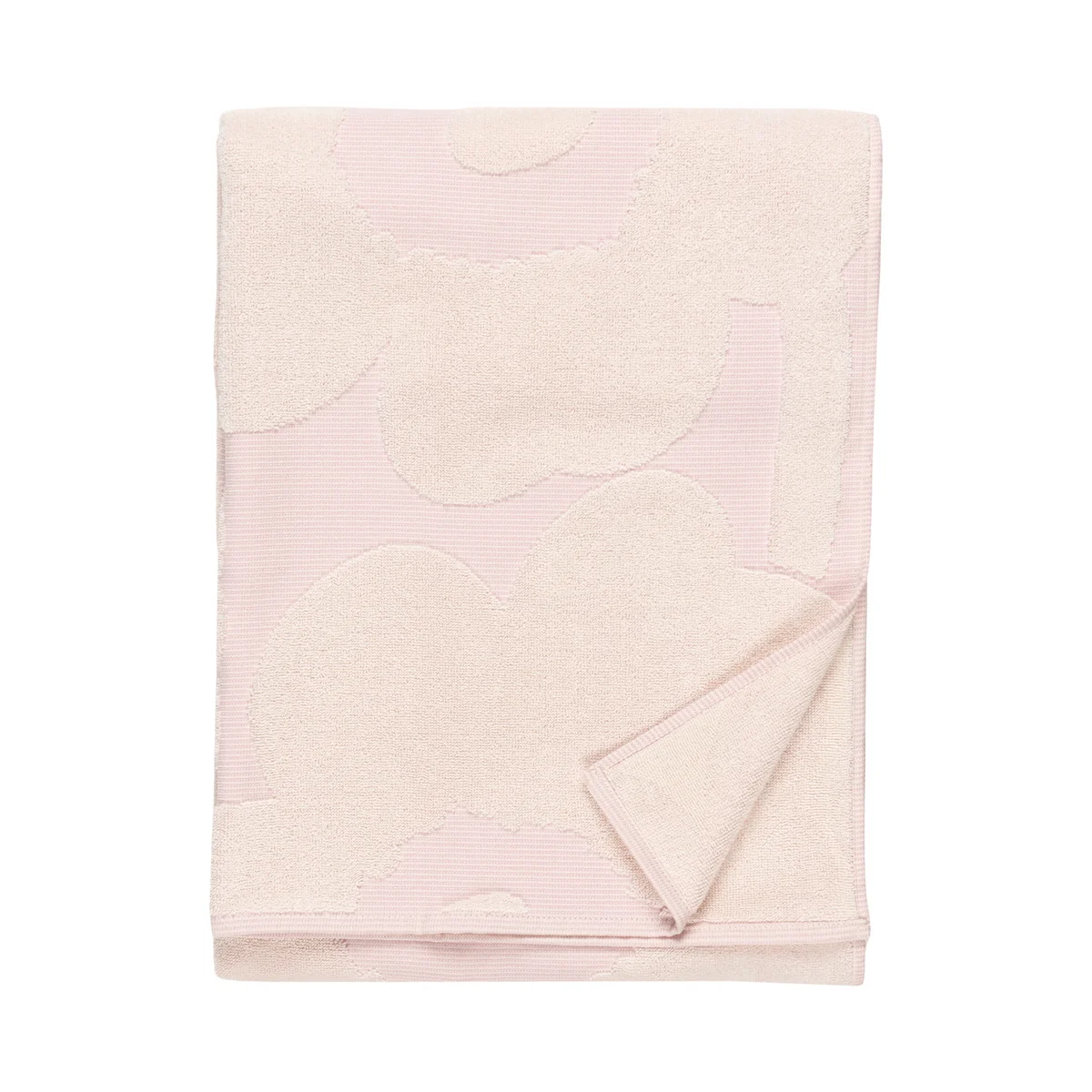 Marimekko - Unikko Handtuch-Set, weiß / pink (3-tlg)
