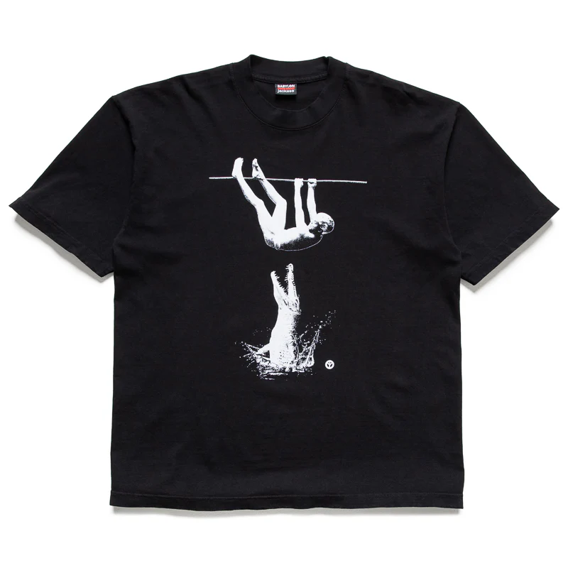 Babylon x Jackass Alligator Tightrope Tee - Jet Black