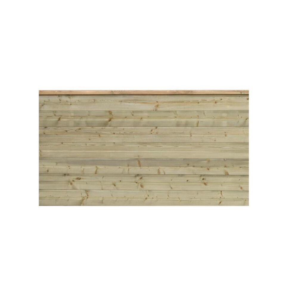 LEVEGG PLUS PLANK INKL. TOPPROFIL 174X91CM TRYKKIMPREGNERT