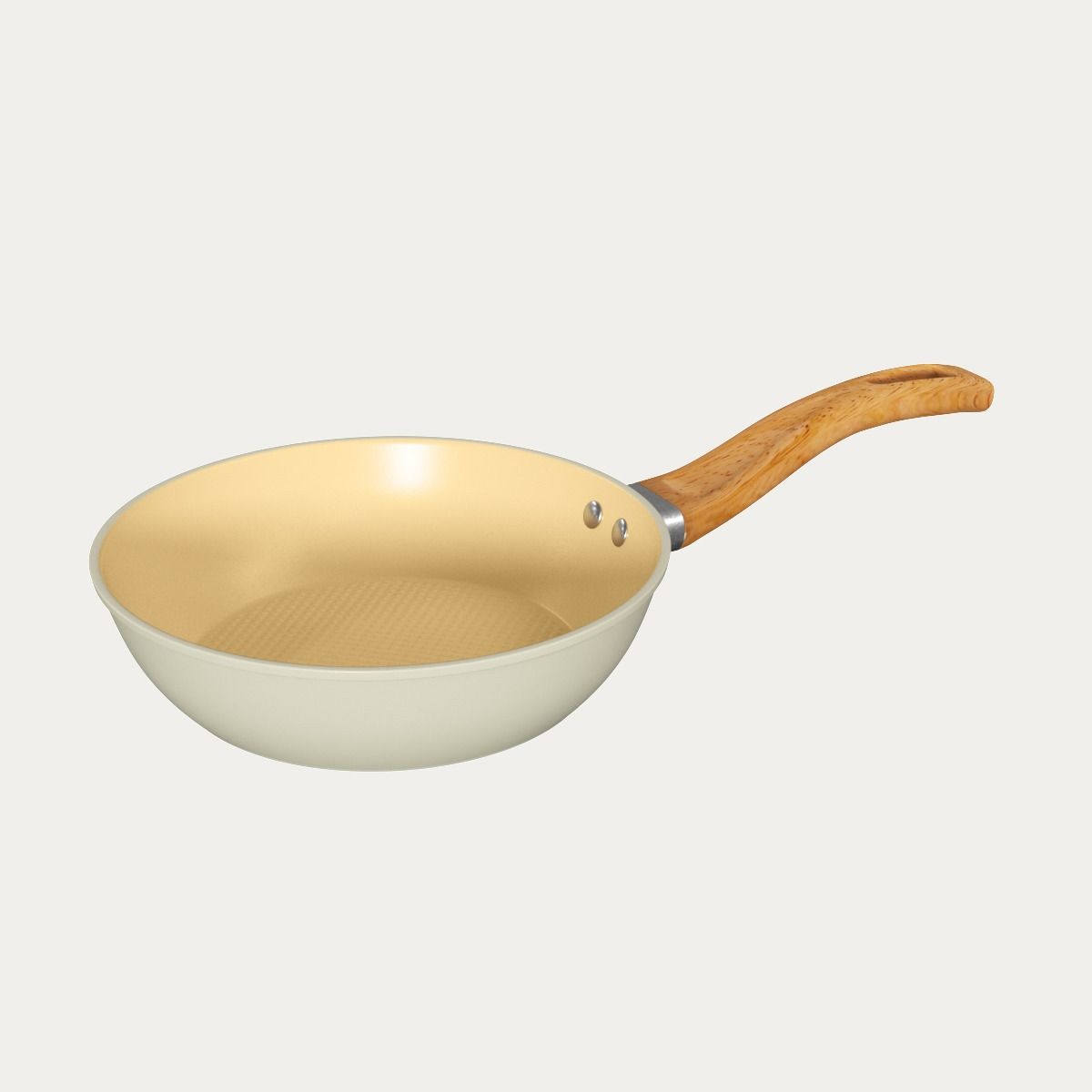 Wok HARMONY beżowy 28x10,6 cm