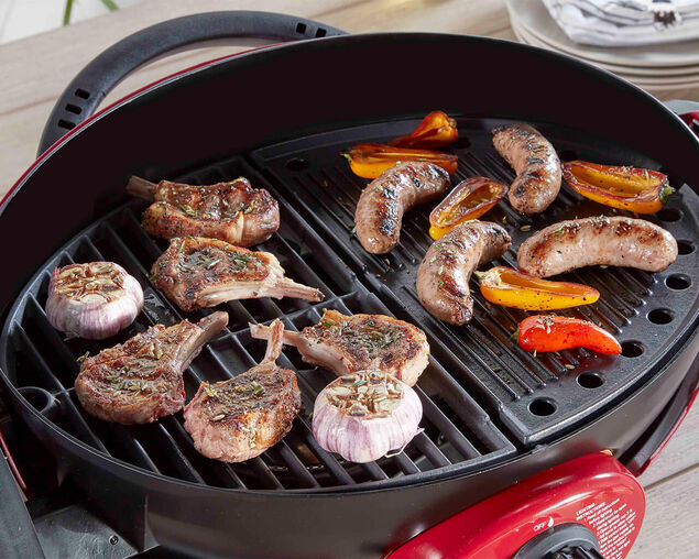 Ziegler & Brown Single Burner Portable Grill Cast Iron Half Hotplate