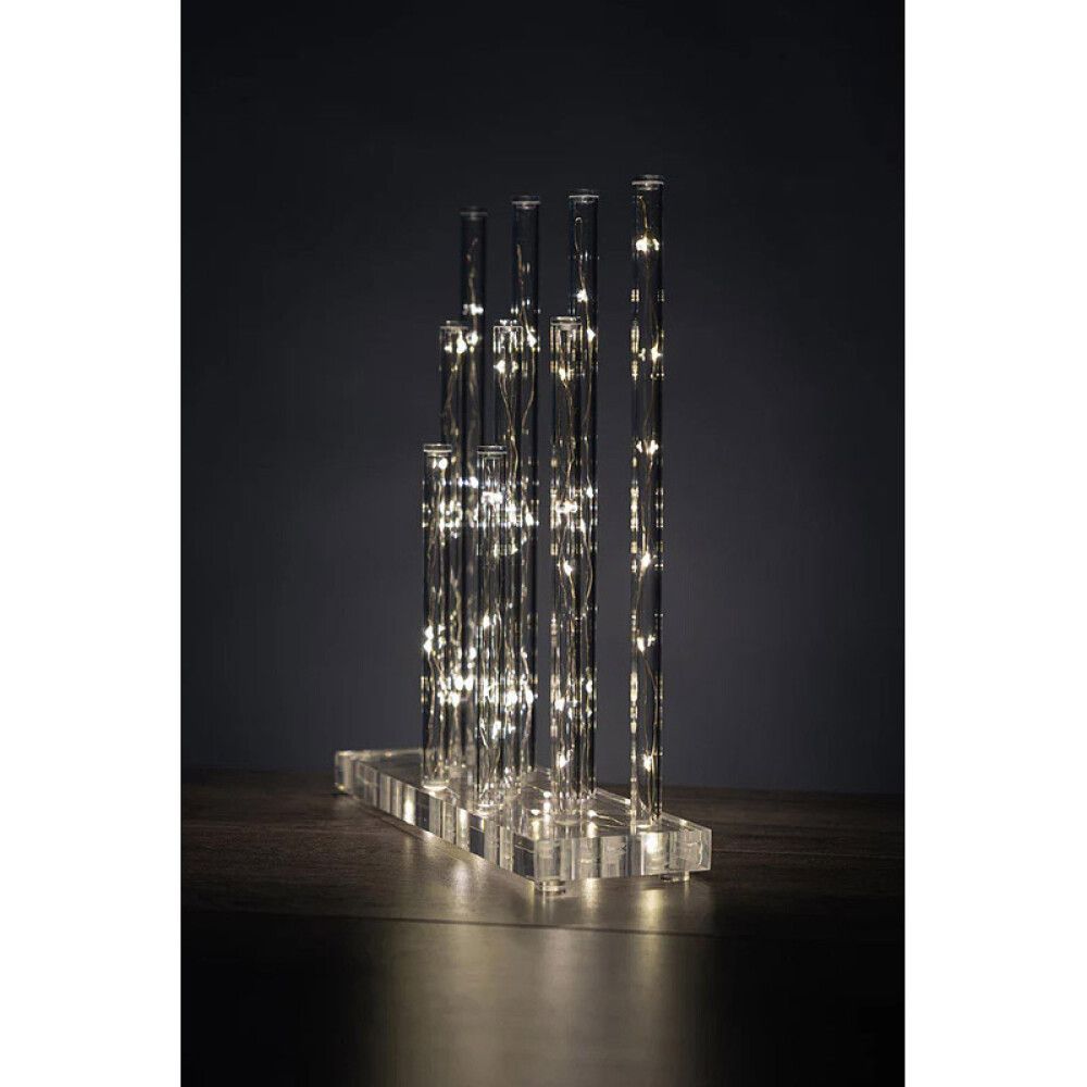 ADVENTSSTAKE MARKSLÖJD BLISS 9 TRANSPARENT
