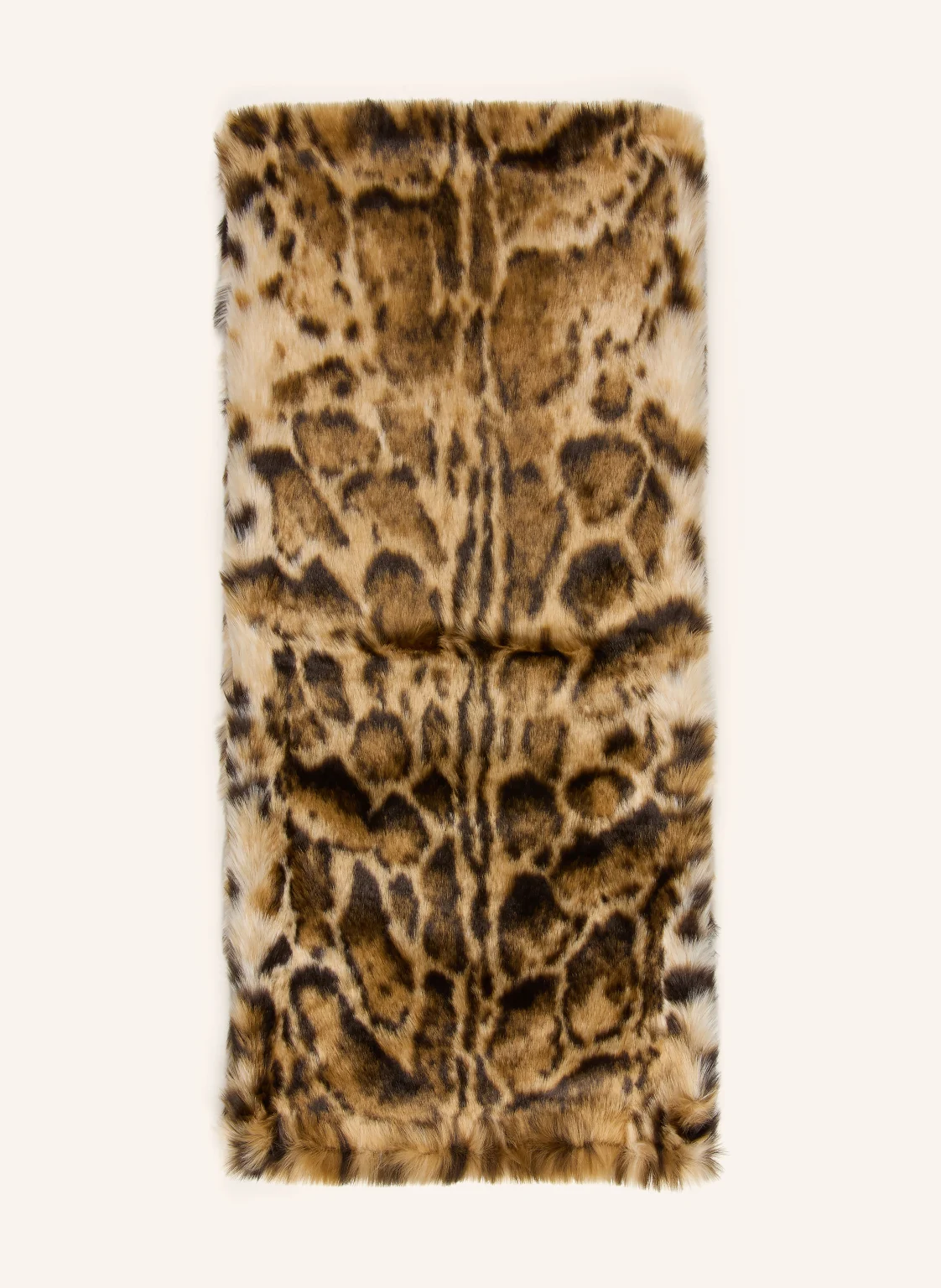 ETRO Schal mit Kunstfell