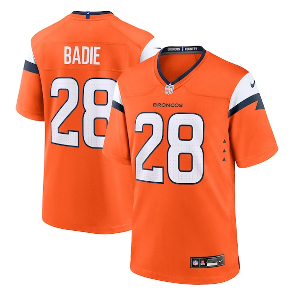 Tyler Badie Denver Broncos Nike Team Game Jersey -  Orange