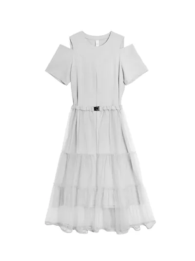 2 in 1 dress with mesh - 26SRD037C