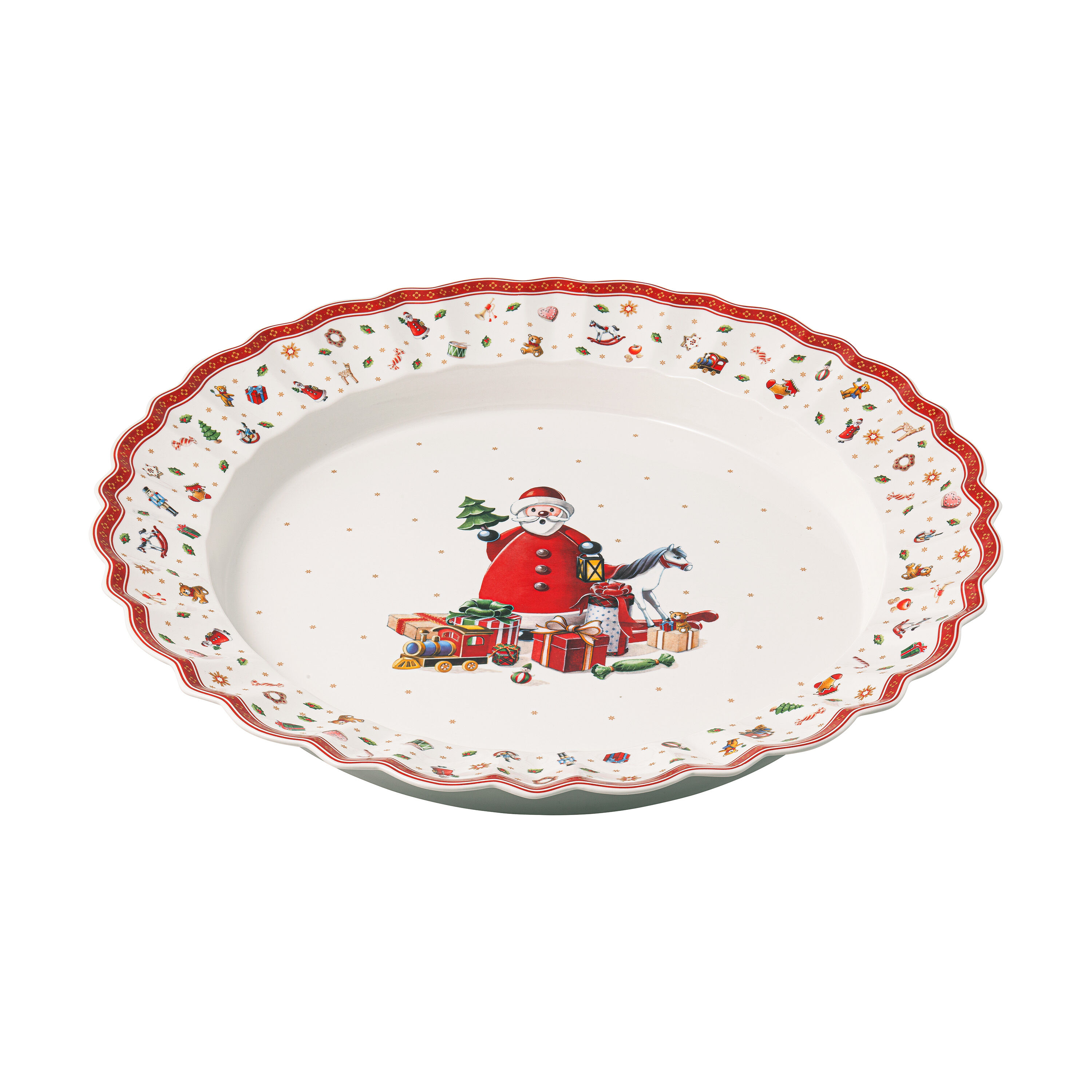 Toy's Delight Centerpiece bowl - Red, Premium Porcelain