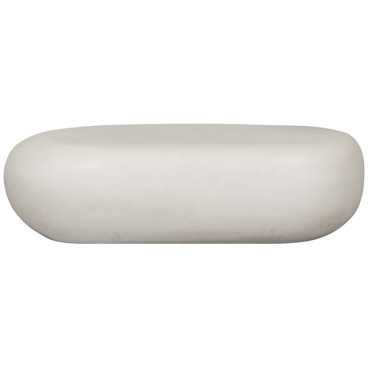 Vtwonen Pebble Salontafel - Betonlook - Wit - 28x100x43