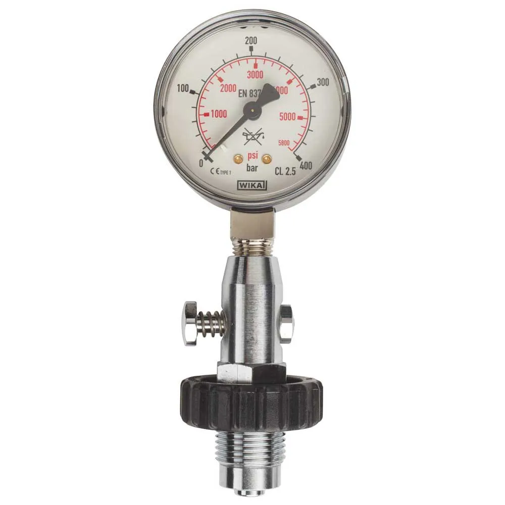 OMS Cylinder Pressure Testing Gauge Din Up To 300 Bar/4300 Psi pressure gauge