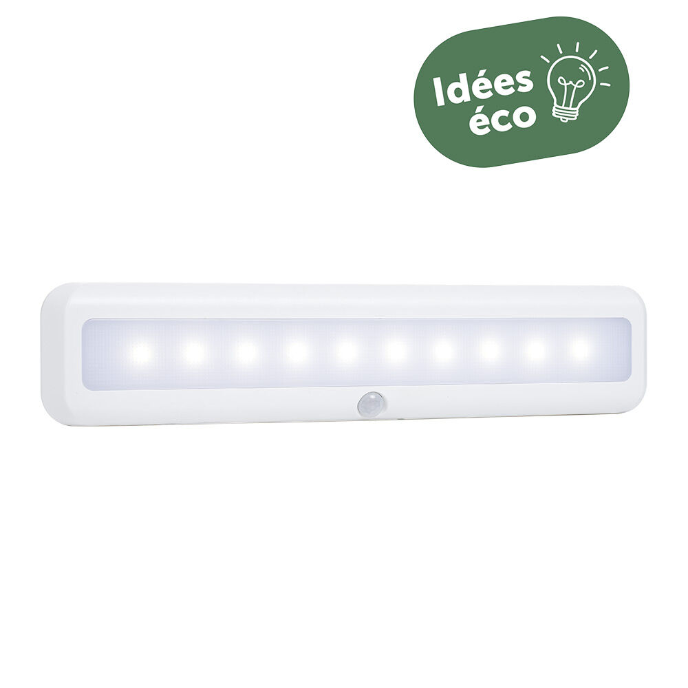 Lampe LED rechargeable avec détecteur de mouvements 10 LED