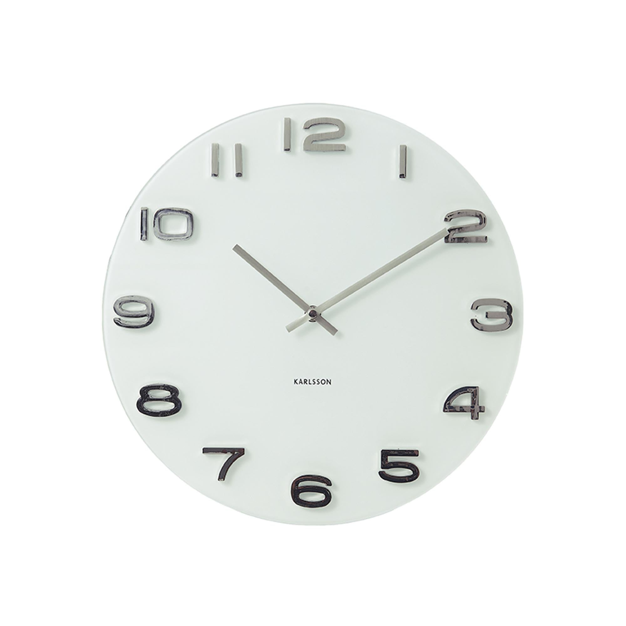 Karlsson wandklok Vintage - wit - Ø35cm