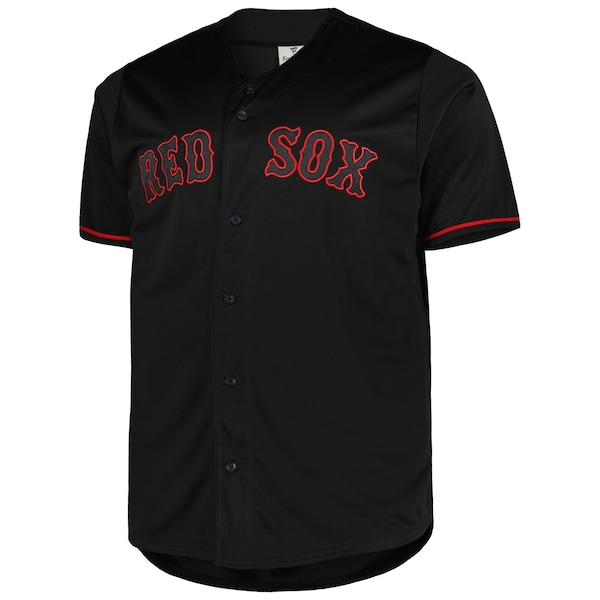 Boston Red Sox Big & Tall Pop Fashion Jersey - Black