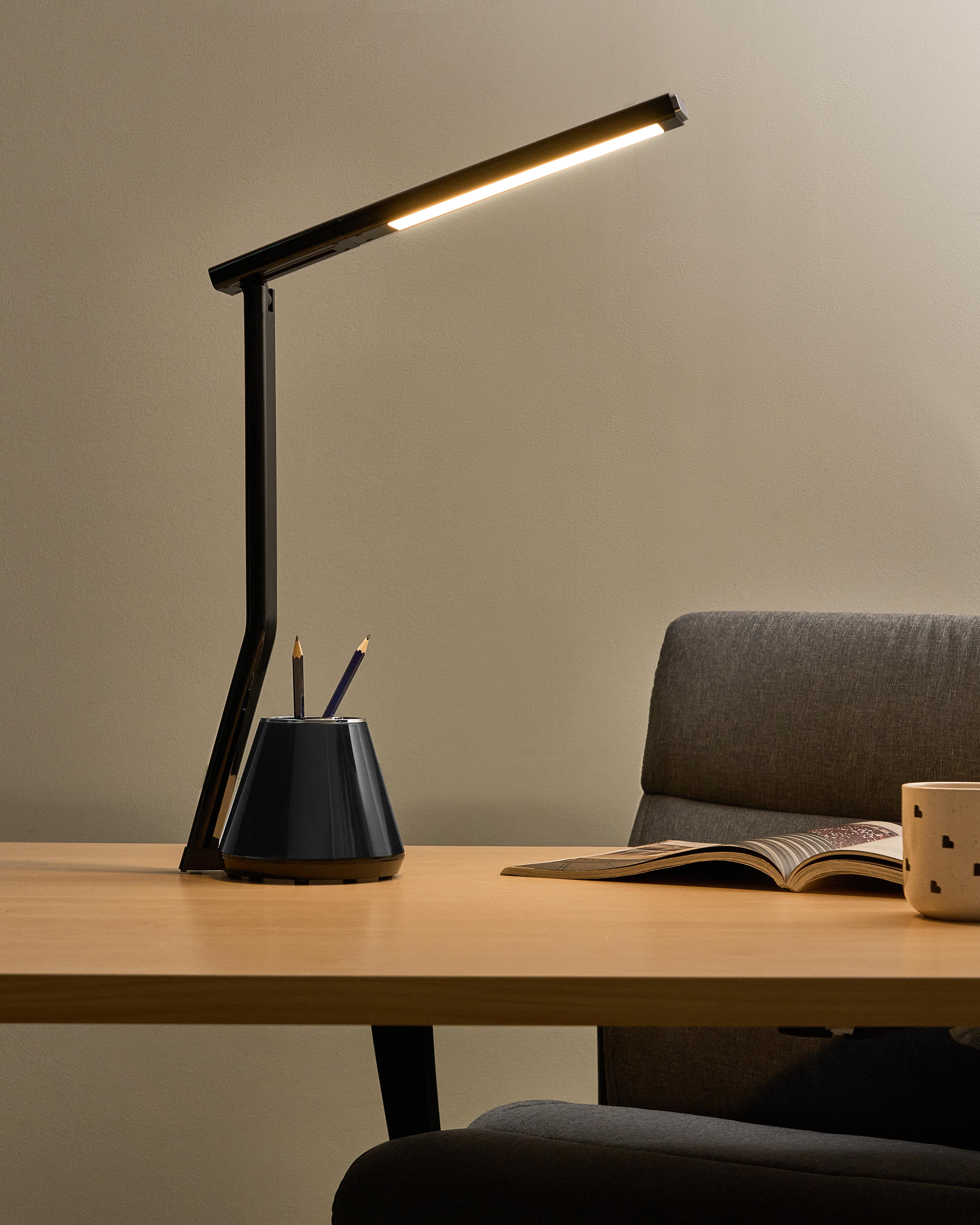 LED Desk Lamp DENEB with Dimmer Black