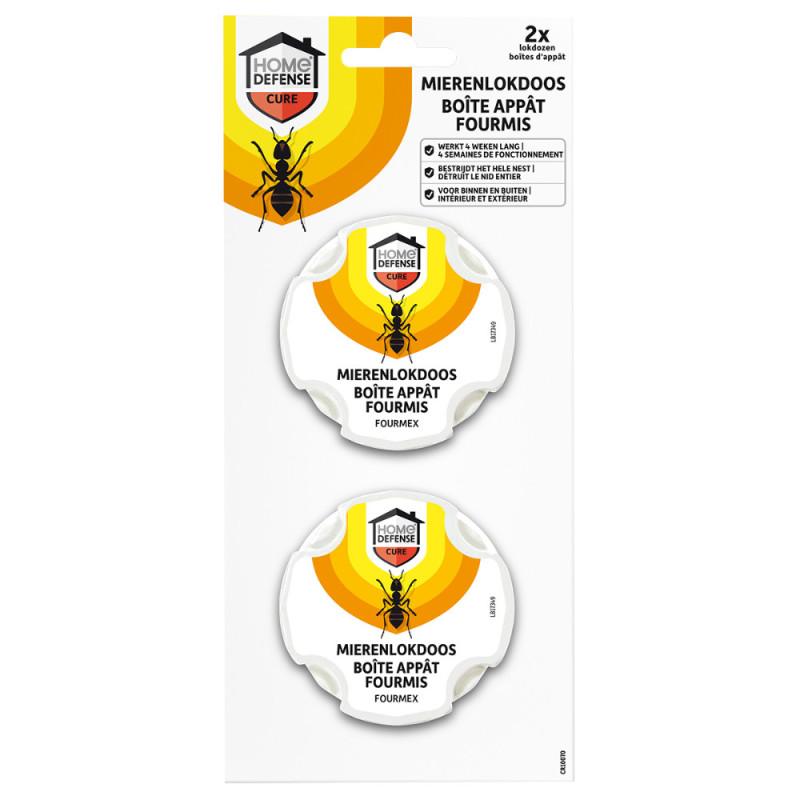Boîte appât anti-fourmis Fourmex 2 pièces HOME DEFENSE
