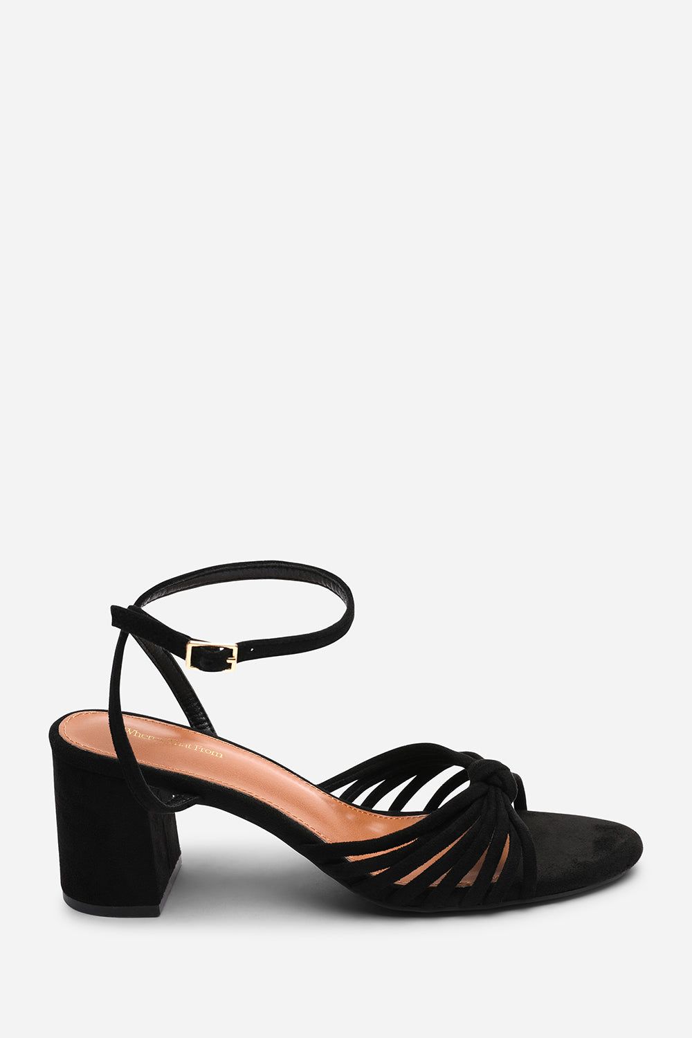 Where's That From Bexia' Strappy Heeled Sandals with Buckle Ankle Closure