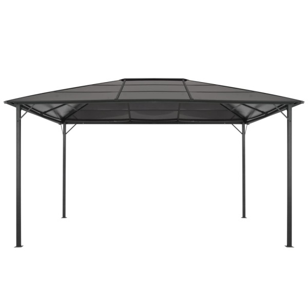 Namiot ogrodowy Czarny 4 x 3 m Stal vidaXL