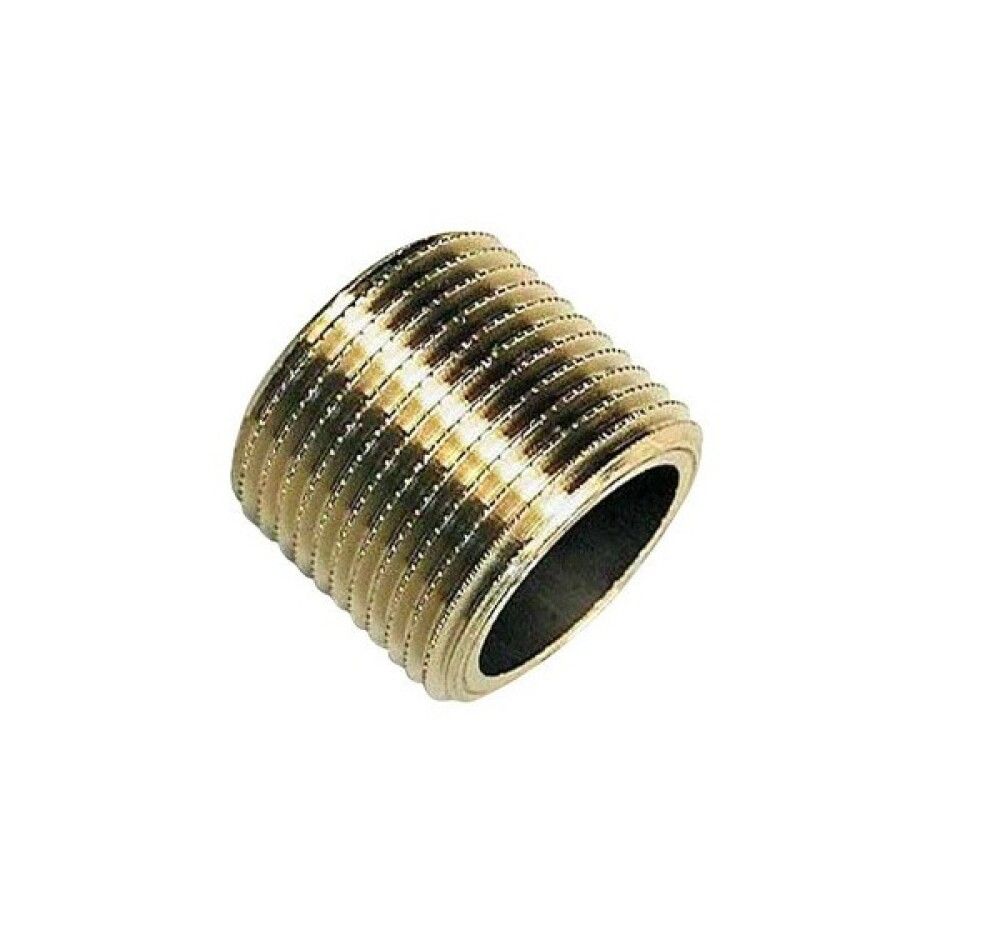 NIPPELRØR LANG NIPPEL/NIPPEL MESSING 3/4"